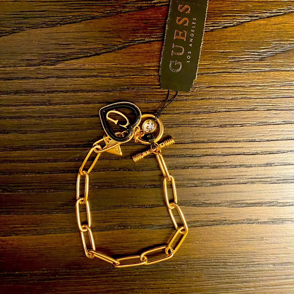 NEW Guess gold chain link bracelet